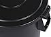 CFS 34104403 Round Waste Container, 44 gal, Black