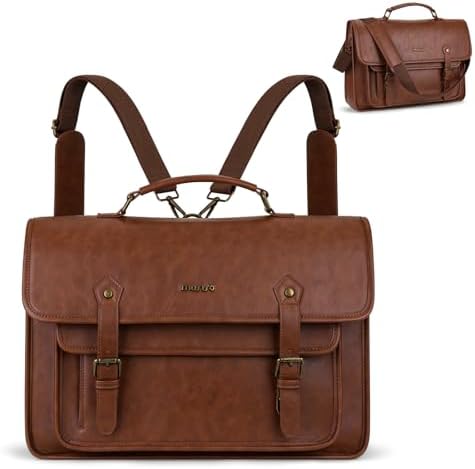Amazon.com: MOSISO Laptop Bag for Women, 15-15.6 inch PU  display picture 2