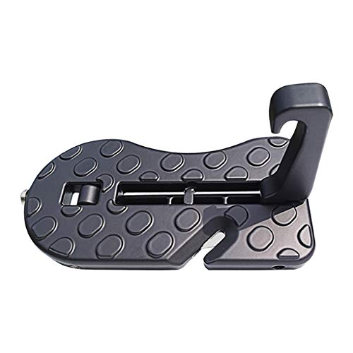 Vehicle Doorstep Hooked On The U Shaped Of Latch With Foldable And Safety Hammer