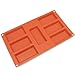 Freshware 7-Cavity Silicone Financier, Candy, Cookie and Soap Mold