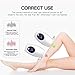 IPL Permanent Hair Removal Device 600,000 Flashes and 8 Energy Levels Facial Whole Body At-Home Painless Hair Removal System for Women and Men