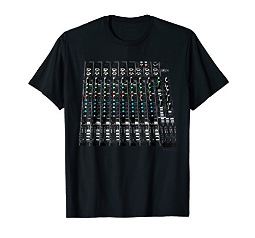 Audio Sound Engineer Gift TeesSound Audio Engineer Mixing Board T-Shirt T-ShirtOEKO-TEX STANDARD 100