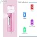Facial Steamer, Nano Mister Spray for Eyelash Extensions Mini Portable Face Steamer USB Rechargeable Cool Mist Sprayer Moisturizing for Beauty Skin Care w/ Power Bank Pink