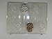 Small cute bunny smiling in sitting position w/ floppy ears E072 Easter Chocolate Candy Mold