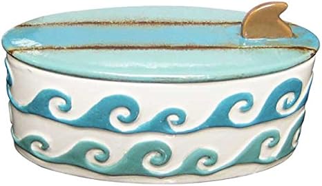 Amazon アメリカン セラミック ボックス 小物入れ ウエーブ 21cm Se111 西海岸風インテリア サラダ 男前 おしゃれ かわいい プレゼント ディスプレイ サーフィン サーフ 海 アメリカン雑貨 アメリカ雑貨 カリフォルニア インテリア オンライン通販