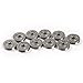 Letool®10pcs HCS V625ZZ V Groove Wire Guide Pulley Rail Ball Bearings Wheel 5x22x5mm