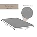 Spinal Solution, 1.5-Inch Split Bunkie Board for Mattress/Bed Support - Fully Assembled, Improved Comfort and Support, Twin, Gray