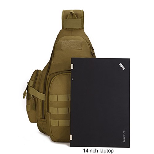 Protector Plus Tactical Military Daypack Sling Chest Pack Bag Molle