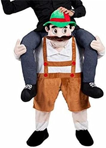 HBMaida Carry Me Baby Rider Adult Costumes for Party Festival Halloween Christmas (Suit 160CM to 190CM)