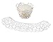 Fun Express - White Die Cut Cupcake Collars (2dz) for Wedding - Party Supplies - Serveware & Barware - Misc Serveware & Barware - Wedding - 24 Pieces