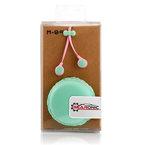 image for GEARONIC TM Cute 3.5mm in Ear Earphones Earbuds Headset with Macaroon 