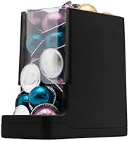 WePlenish Java The First Amazon Dash Replenishment Enabled Smart Container | Keurig K-Cup Holder, Nespresso Capsule Holder, Single Serve Coffee Pod, VertuoLine Capsules, OriginalLine Capsules | Black