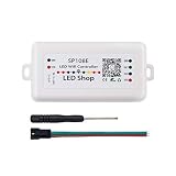 BTF-LIGHTING Wireless Bluetooth Controller SP105E iOS/Android APP for WS2811 WS2812B WS2815 WS2813 WS2801 SK6812 WS2815 SK9822 APA102 etc LED Strip Pixel Module Panel Light