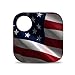 Tile Tracker Freedom Edition USA Waving American Flag Skin Vinyl Decal By Aretty (2-Pack)