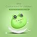 Kids Camera Toys for Boys,Gifts Rechargeable Shockproof Cute Cartoon Frog Design Mini Camera for Girls Anti-Shake Children digital Video Camera with Games DIY Video Effects Indoor Outdoor