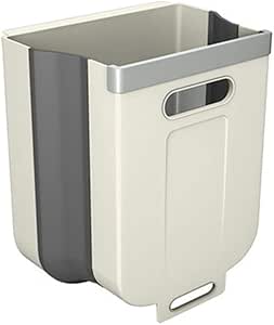 Bote de basura Plegable de Pared para Cocina Que Ahorra Espacio, 10L de
