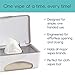 hiccapop Diaper Wipes Dispenser Baby Wipes Case | Baby Wipe Holder Keeps Wipes Fresh | Non-Slip, Easy Open & Close Wipe Container (Slate Grey)