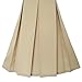 Sunny Fashion Girls Dress Khaki Button Back School Pleated Hem Size 6-14