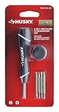 Husky 1000-039-351 Phillips and Slotted 8-in-1 Double Ended Precision Screwdriver Set with Onboard Storage