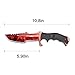 CIMA Multi-color Fixed Blade Tactical Knife CS:GO Classic knife,10.8 inch Overall (red)