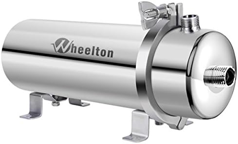 Wheelton PVDF Ultrafiltration Water Purifier 304 Stainless Steel for Whole House Water Filter 1000L Commercial Home Kitchen Drink Directly