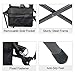 PORTAL Oversized Quad Folding Camping Chair High Back Cup Holder Hard Armrest Storage Pockets Carry Bag Included, Support 300 lbsthumb 2