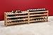 Seville Classics 40-Bottle Birchwood Wine Rack