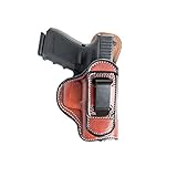 Tuckable (IWB) Leather Holster for Sig Sauer P320 Compact, Carry, Full Size. Inside The Pants Holster for Tuck in Shirt Conceal Carry.