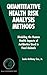 Quantitative Health Risk Analysis Methods: Modeling the Human Health Impacts of Antibiotics Used in Food Animals (International Series in Operations Research & Management Science, 82)