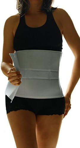 Alpha MedicalAbdominal Binder for Men and Women | Postpartum Wrap | Stomach Support Wrap | Surgical Binder | Hernia Support Abdominal Binder | Post Surgery Stomach Wrap| Bariatric | Tummy Tuck | L0625 (6" High ; 38"-50" Around Waist)