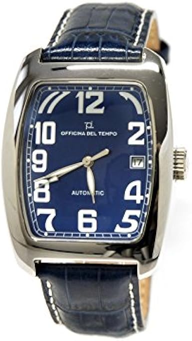 Officina del Tempo 37 mm x 40 mm Esfera Azul Correa Azul ...