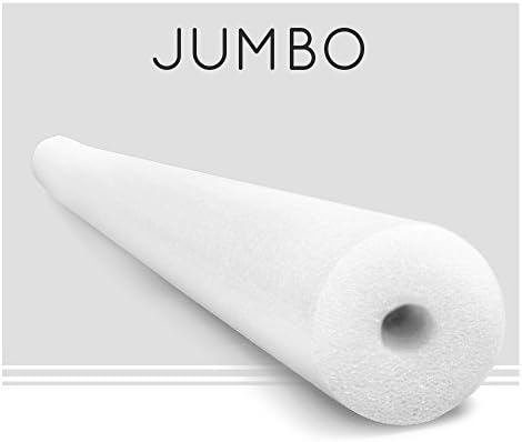 USA Foam Monster 55 Inch x 3.5 Inch Jumbo Pool Noodle Foam Multi-Purpose White