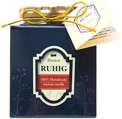 RUHIG Illusion Handmade Candle 6oz One Size Wooden Wick