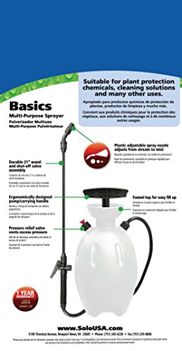 Solo, Inc. 400-1G Multi-Purpose 1 Gal Sprayer 400-1G, - Thumbnail 3