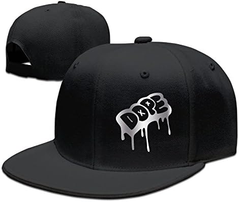 Dope Platinum Style Baseball Snapback Hat Black