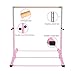 Safly Zone Gymnastics Junior Training Bar for Kids| Expandable Gym Jr Horizontal Kip Bar for Gymnast Beginner Home Training Pink/Blue