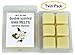Gardenia Blossom DOUBLE SCENTED SOY WAX MELTS - WAX TARTS (Twin Pack-6.5oz). The Sweet Floral, Silky Aroma of Fresh Gardenia Flowers