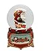 Lightahead® Santa Musical Water PolyResin 80MM Snow Globe Playing a Tune & Rotating Table Top Decoration for Christmas (Santa)