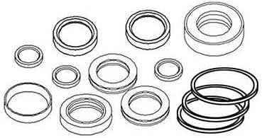 933711-34799 Excavator Hydraulic Cylinder Seal Kit Made For Yanmar 40mm Rod & 75mm Bore
