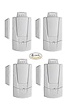 Instapark IN03C Home Security Window Door Magnetic Sensor Alarm, 4-Pack