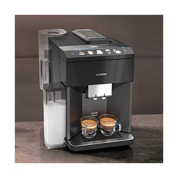 Siemens Kaffeevollautomat EQ.500 integral TQ505D09, viele Kaffeespezialitäten, Milchaufschäumer, integr. Milchbehälter… – Bild 4