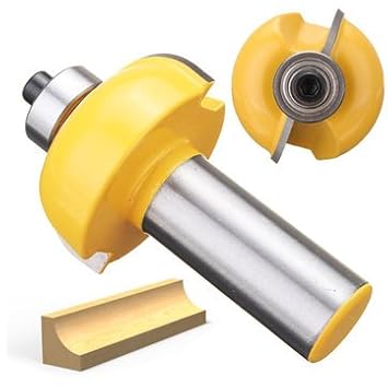 Generic 1/2 Inch Shank Cove Edging Molding Router Bit 1/2 Inch Radius Woodworking Cutter