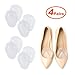 Ball of Foot Cushions for Women High Heel-4 Pairs (8 Pieces)-Soft Gel Insole Metatarsal Pads Shoe Inserts - Mortons Neuroma Callus Metatarsal Foot Pain Relief Bunion Forefoot Cushioning (Transparent)