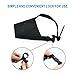 Idepet 1SET Dog Muzzles Suit,5PCS Adjustable Dog Anti-Biting Barking Muzzles for Small Medium Large Extra Dog,Dogs Muzzle Black