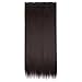 Clip in/on Hair Extension 5 Clips One Piece Full Head Hairpiece Long Synthetic Heat-Resistant Hair For Party/Halloween For Women Girls Teen (23