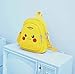 Pikachu Bag, Pikachu Shoulder Bag with 2 Zipper Pocket, Portable Travel Zipper Crossbody Bag with Adjustable Strap, Pikachu Mini Bag/Pocket for Girls, Yellow