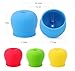 Tougs Silicone Sippy Straw Cup Lids for Toddlers Babies (Pack of 5) - 3 Drinking Straws Included - Reusable, Spill-proof, Durable - Stretches to Cover Tumblers, Yeti Rambler, Mason Jars, Cups and Mugs
