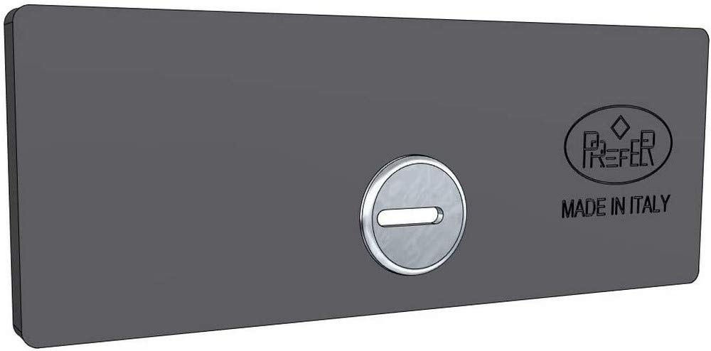 External Safety Plate for Round Cylinder Damper Lock