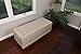 Home Life Lift Top Storage Bench with Tufted Accents Light Beige Linen Fabric with Wooden Legs
