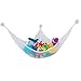 Large Toy Hammock，Toy Storage Hammock Stuffed Animal Storage Hammock Pet Net Hanging Net Corner Wall Organizer,Toy Mesh Net Expands to 6 Feet Size 70